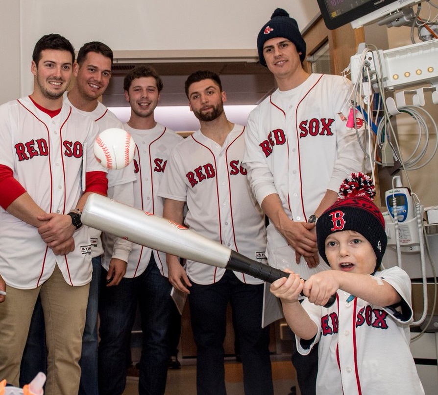 A photo of Ari Schultz with the Boston Red Sox tweeted by the baseball team following the 5 year-old's death on July 21, 2017 A photo of Ari Schultz with the Boston Red Sox tweeted by the baseball team following the 5 year-old's death on July 21, 2017