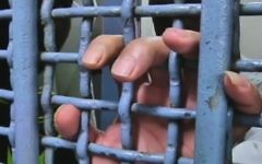 Illustrative: A prisoner holding the bars of a jail cell. (Channel 2 news screenshot)