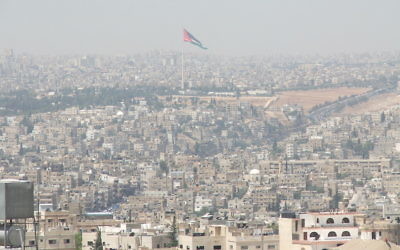 During a 2006 visit to the Jordanian capital of Amman, JTA’s Uriel Heilman underwent some invasive security checks when he visited the Israeli Embassy there. (Uriel Heilman)