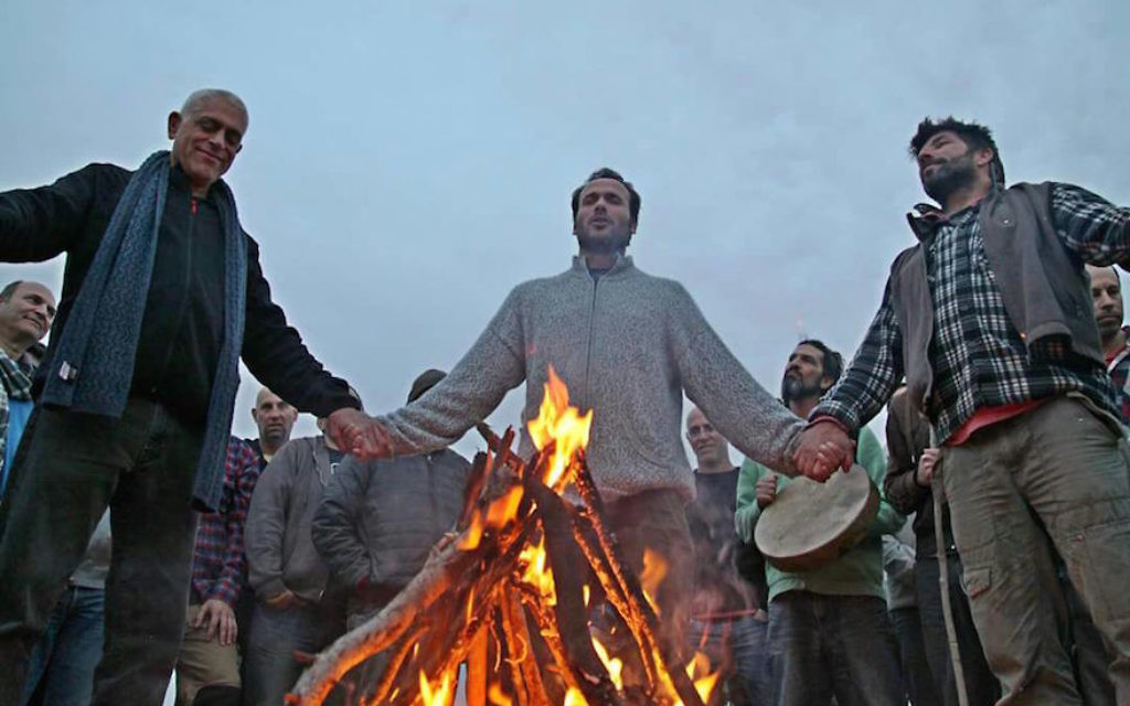 Maoz Yaakov, center, leads a session at the Shiva Festival. (Courtesy of the Shiva Festival via JTA) Maoz Yaakov, center, leads a session at the Shiva Festival. (Courtesy of the Shiva Festival via JTA)