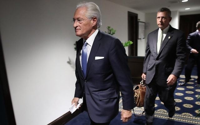 Marc Kasowitz leaving after speaking at the National Press Club in Washington, DC, June 8, 2017. (McNamee/Getty Images via JTA) Marc Kasowitz leaving after speaking at the National Press Club in Washington, DC, June 8, 2017. (McNamee/Getty Images via JTA)