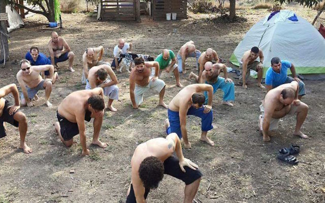 Participants at the Shiva Festival explore alternatives to Israel’s sometimes macho society. (Courtesy of the Shiva Festival via JTA) 