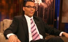 Thomas Lopez-Pierre on the show “Meet the Faith” in BET studios, New York City in 2006. (Johnny Nunez/WireImage/Getty Images via JTA)