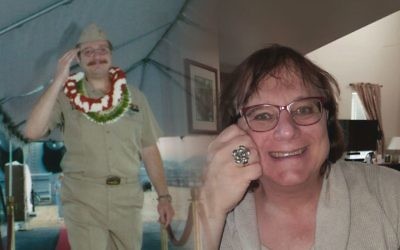 Rona Matlow served in the Navy for 22 years before leaving to become what she calls “the only nuclear-qualified, transgender rabbi.” (Courtesy of Matlow)
