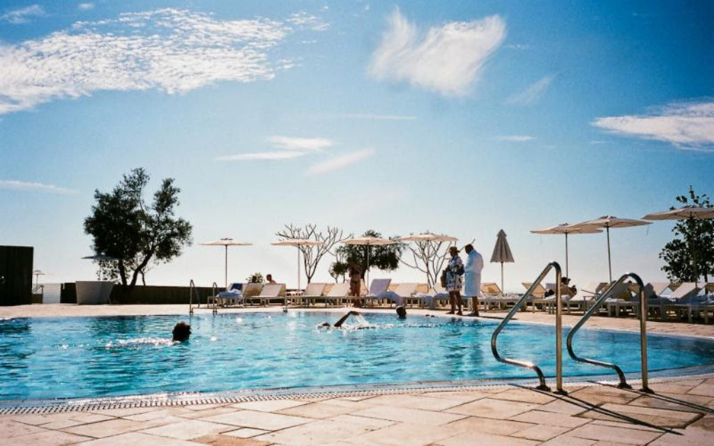 When architect Amnon Rechter renovated the Elma Arts Complex, he added a pool and spa complex (Courtesy Elma)