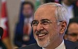 Iranian Foreign Minister Mohammad Javad Zarif looks on, as he attends a meeting of the Organization of Islamic Cooperation in Istanbul on August 1, 2017. (AFP Photo/Ozan Kose)