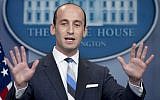 US President Donald Trump's senior adviser for policy Stephen Miller speaks during a daily briefing at the White House on August 2, 2017 (AFP Photo/Jim Watson)