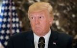 US President Donald Trump speaks following a meeting on infrastructure at Trump Tower, August 15, 2017 in New York City. (Drew Angerer/Getty Images/AFP)