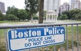 Barricades set up on the Boston Common where a 'Free Speech' rally is scheduled and a large rally against hate in solidarity with victims of Charlotestville will converge Saturday, on August 18, 2017 in Boston, Massachusetts. (Scott Eisen/Getty Images/AFP)