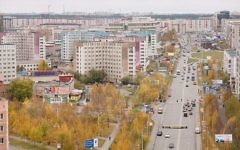 A view of Surgut, Russia, in 2009 (CC-BY SA Mariluna/Wikipedia)