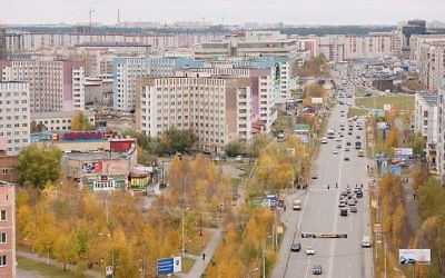 A view of Surgut, Russia, in 2009 (CC-BY SA Mariluna/Wikipedia)