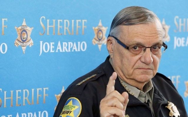 In this Dec. 18, 2013, file photo, Maricopa County Sheriff Joe Arpaio speaks at a news conference at the Sheriff's headquarters in Phoenix, Arizona. (AP Photo/Ross D. Franklin, File) In this Dec. 18, 2013, file photo, Maricopa County Sheriff Joe Arpaio speaks at a news conference at the Sheriff's headquarters in Phoenix, Arizona. (AP Photo/Ross D. Franklin, File)
