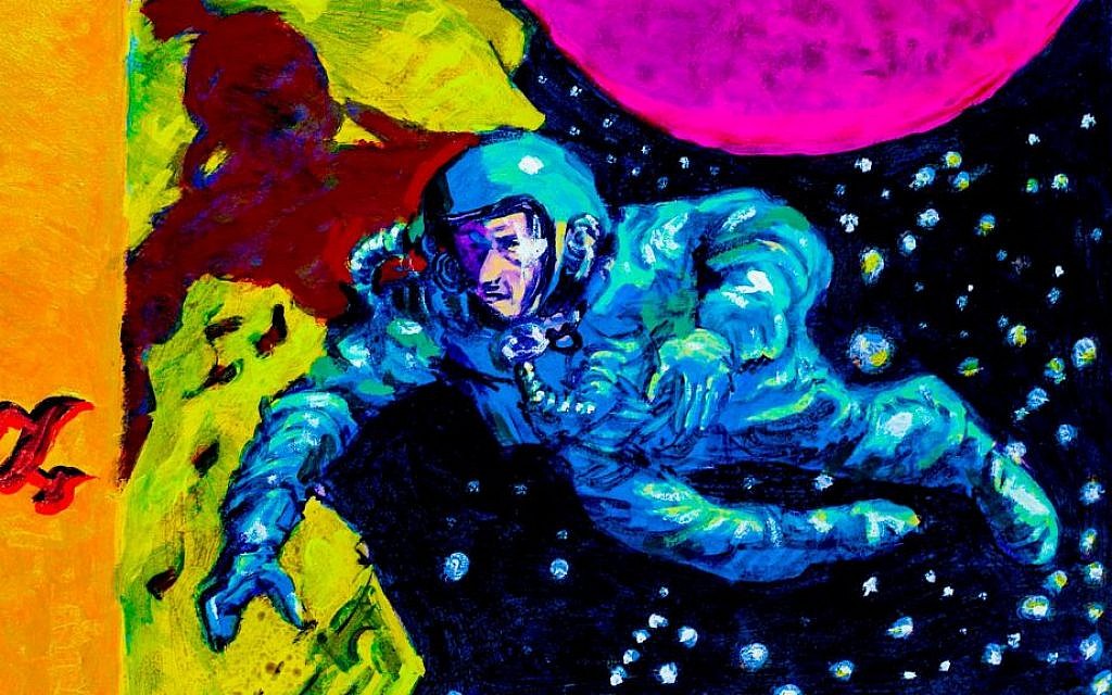 A panel representing a mitzvah from Archie Rand's collective painting, 'The 613.' (Courtesy)