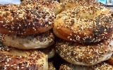 A sample of the offerings at Meshuggah Bagels in Kansas City. (Victor Wishna/JTA)
