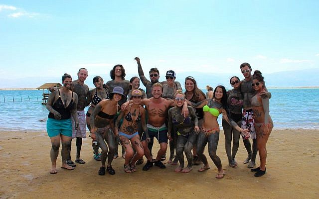 Illustrative: A group of American Birthright tourists visits the Dead Sea on July 10, 2015. (Matt Hechter/Flash90) Illustrative: A group of American Birthright tourists visits the Dead Sea on July 10, 2015. (Matt Hechter/Flash90)