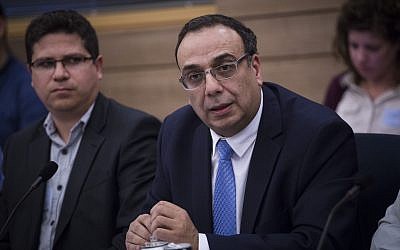 Chairman of Israeli GPO Nitzan Chen attends the Foreign Affairs and Security committee meeting on the issue of false or biased reporting on Israel news in international media, at the knesset on February 9, 2016. Photo by Hadas Parush/Flash90 *** Local Caption *** åòãú çåõ åáéèçåïéåùá øàùäàâåãä ìòéúåðàéí æøéíéùøàìòéúåðåúëúáéíñé÷åø îåèäàôìéäðéöï çïìùëú äòéúåðåú äîîùìúéúìòî