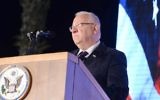 President Reuven RIvlin attends US Independence Day celebrations at the US ambassador to Israel's residence in Herzliya on June 30, 2016. (Mark Neyman/GPO/Flash90)