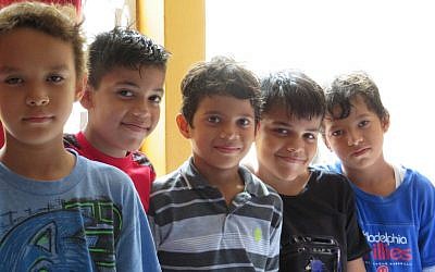 Some young Nicaraguans who converted to Judaism in July with the help of the Kulanu organization, July 20, 2017. (Bonita Sussman via JTA)