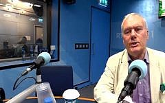 Sacked journalist Kevin Myers speaks with Ireland's RTÉ's Today radio, August 1, 2017. (Screen capture: RTÉ's news)