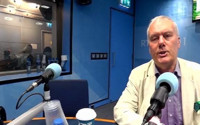 Sacked journalist Kevin Myers speaks with Ireland's RTÉ's Today radio, August 1, 2017. (Screen capture: RTÉ's news) Sacked journalist Kevin Myers speaks with Ireland's RTÉ's Today radio, August 1, 2017. (Screen capture: RTÉ's news)