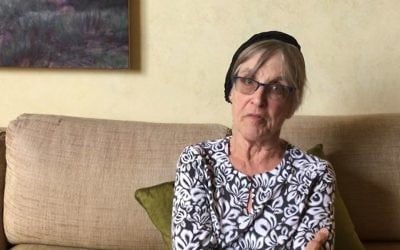 Screen capture from a video message by Rabbi Rachel Cowan to Congress asking lawmakers to not repeal the Affordable Care Act, July 20 2017. (YouTube/Auburn Seminary)