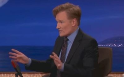 American talk show host Conan O'Brien (Screen capture: YouTube)