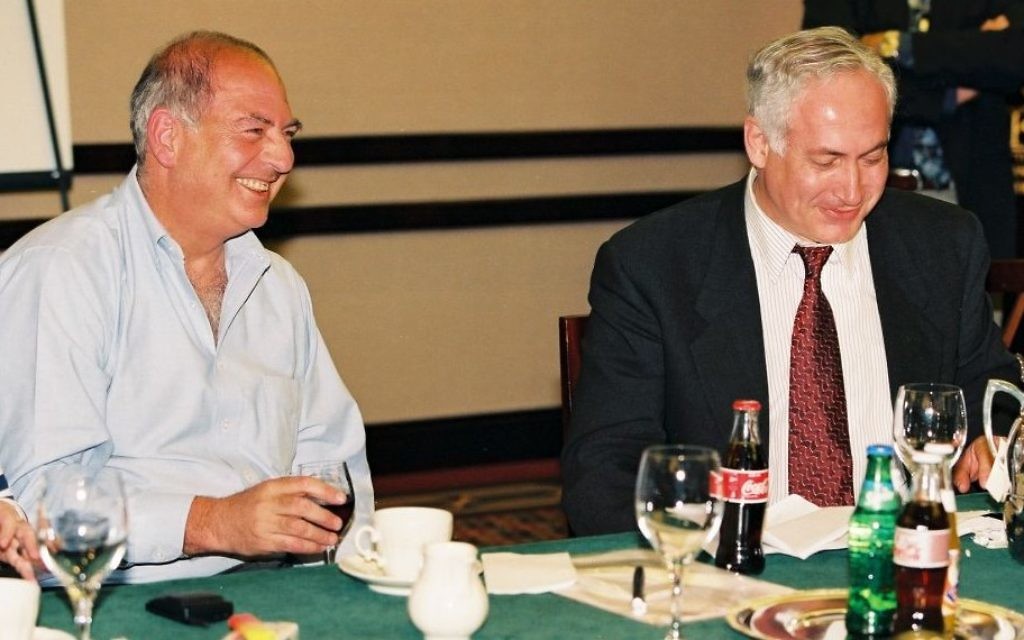 Arthur Finkelstein and Benjamin Netanyahu in March 10, 1999. (Flash 90) Arthur Finkelstein and Benjamin Netanyahu in March 10, 1999. (Flash 90)