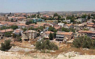 The Eli settlement in the central West Bank (Courtesy: Dror Etkes)