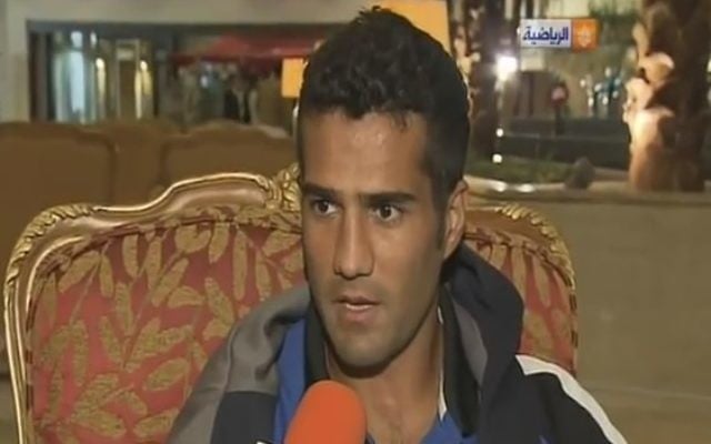 Iranian soccer player Masoud Shojaei. (Screen capture: YouTube ) Iranian soccer player Masoud Shojaei. (Screen capture: YouTube )