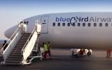 A Bluebird Airways plane. (Screen capture/YouTube)