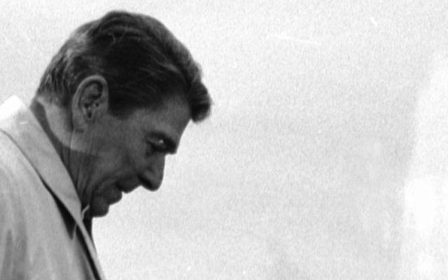 President Ronald Reagan at Ellis Island in May 1987. (Harry Hamburg/NY Daily News via Getty Images) President Ronald Reagan at Ellis Island in May 1987. (Harry Hamburg/NY Daily News via Getty Images)