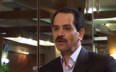 Mohammad Ali Taheri, founder of a New Age version of Shiite Islam and a proponent of alternative medicine, who has been repeatedly sentenced to prison and death by Iranian courts. (YouTube screen capture)