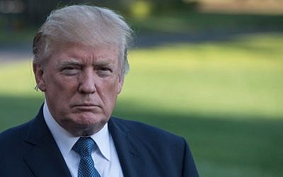 US President Donald Trump speaks to the press at the White House in Washington, DC, September 24, 2017. (AFP/NICHOLAS KAMM)