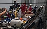 Rescuers work on the recovery of victims from the Alvaro Oregon 286 building collapsed during the 7.1-magnitude earthquake, in Mexico City on September 27, 2017. (AFP / Guillermo Arias)