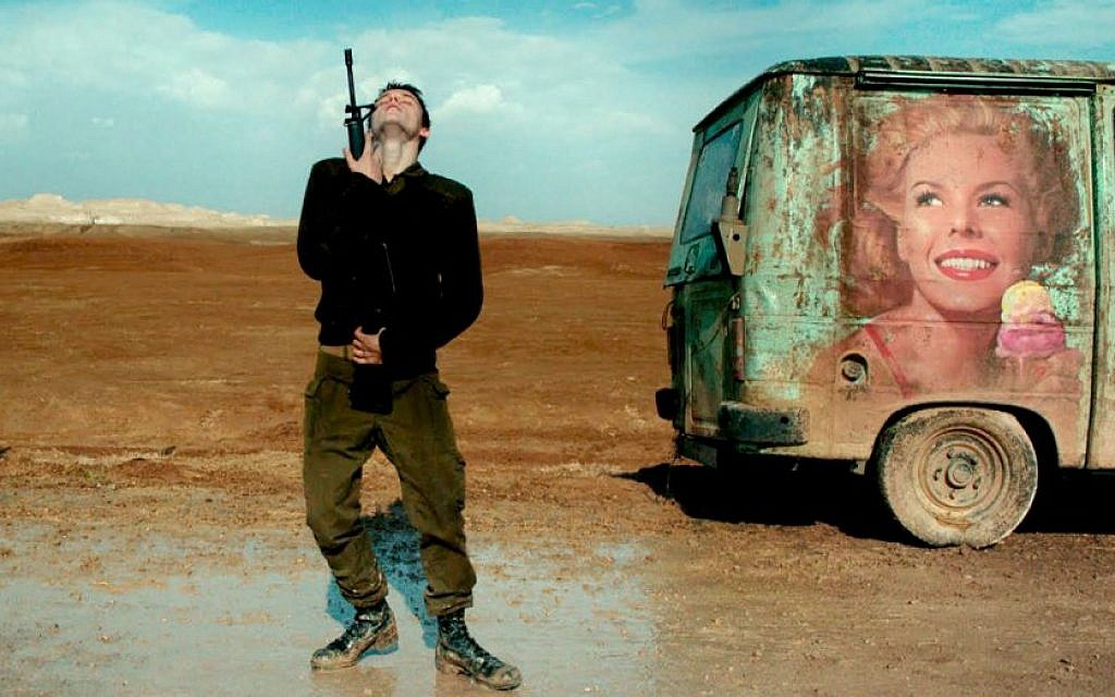 Yonatan Shiray, now an active combat soldier, in his foxtrotting scene in the award-winning film 'Foxtrot' (Courtesy 'Foxtrot') Yonatan Shiray, now an active combat soldier, in his foxtrotting scene in the award-winning film 'Foxtrot' (Courtesy 'Foxtrot')