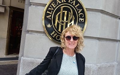 Miri Ben Zeev in Buenos Aires on September 11, 2017. (Raphael Ahren/Times of Israel) Miri Ben Zeev in Buenos Aires on September 11, 2017. (Raphael Ahren/Times of Israel)