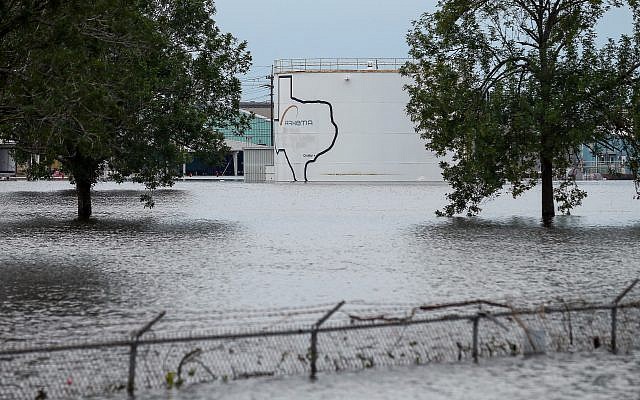 The Arkema Inc. chemical plant is flooded from Tropical Storm Harvey, Wednesday, August 30, 2017, in Crosby, Texas (Godofredo A. Vasquez/Houston Chronicle via AP) The Arkema Inc. chemical plant is flooded from Tropical Storm Harvey, Wednesday, August 30, 2017, in Crosby, Texas (Godofredo A. Vasquez/Houston Chronicle via AP)