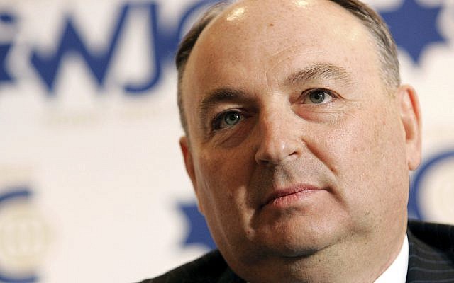 In this file photo dated Tuesday June 26, 2007, Russia's Moshe Kantor, the newly elected president of the European Jewish Congress attends a media conference in Brussels. (AP Photo/Geert Vanden Wijngaert, FILE) In this file photo dated Tuesday June 26, 2007, Russia's Moshe Kantor, the newly elected president of the European Jewish Congress attends a media conference in Brussels. (AP Photo/Geert Vanden Wijngaert, FILE)