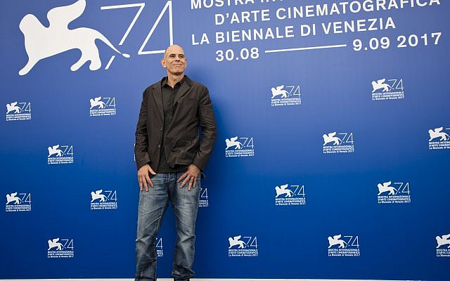 Director Samuel Maoz poses during the photo call for the film "Foxtrot" at the 74th Venice Film Festival in Venice, Italy, Saturday, Sept. 2, 2017. (AP Photo/Domenico Stinellis) Director Samuel Maoz poses during the photo call for the film "Foxtrot" at the 74th Venice Film Festival in Venice, Italy, Saturday, Sept. 2, 2017. (AP Photo/Domenico Stinellis)