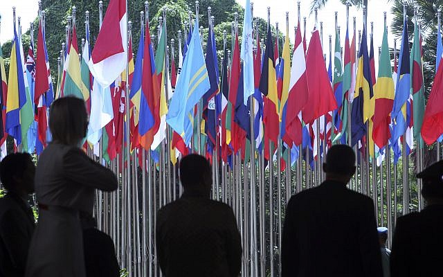 Delegation of Interpol member countries attend the General Assembly in Bali, Indonesia on November 7, 2016. (AP Photo/Firdia Lisnawati) Delegation of Interpol member countries attend the General Assembly in Bali, Indonesia on November 7, 2016. (AP Photo/Firdia Lisnawati)