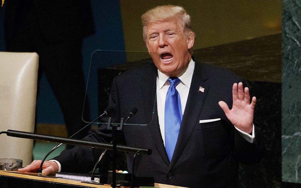 President Donald Trump speaks to the United Nations General Assembly, Tuesday, Sept. 19, 2017, in New York. (AP Photo/Evan Vucci) President Donald Trump speaks to the United Nations General Assembly, Tuesday, Sept. 19, 2017, in New York. (AP Photo/Evan Vucci)