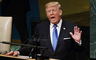 President Donald Trump speaks to the United Nations General Assembly, Tuesday, Sept. 19, 2017, in New York. (AP Photo/Evan Vucci)