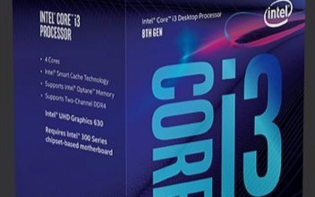 Intel Corp.'s 8th-Gen-Intel-Core-i3-8100 chips  (Courtesy)