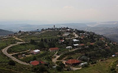 A view of the West Bank settlement of Bat Ayin. (Kobi Gideon/Flash90)