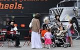 Illustrative: Ultra-Orthodox Jews are seen in the Brooklyn neighborhood of Crown Heights on June 16, 2013. (Serge Attal/Flash90)
