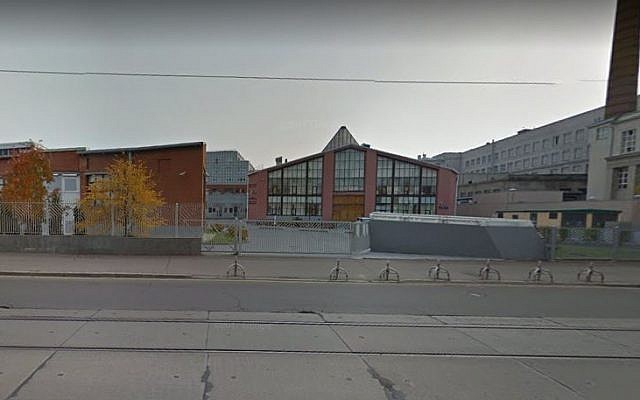 Screen capture of the Jewish complex on Novosushchevskiy Street in Moscow, Russia. (Google maps)
