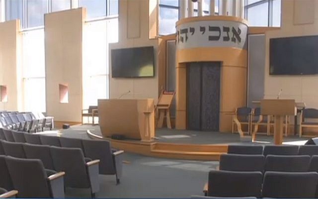 Nashville's Congregation Micah Synagogue to get increased security ahead of Yom Kippur, September 27, 2017. (Screen capture: WSMV) Nashville's Congregation Micah Synagogue to get increased security ahead of Yom Kippur, September 27, 2017. (Screen capture: WSMV)