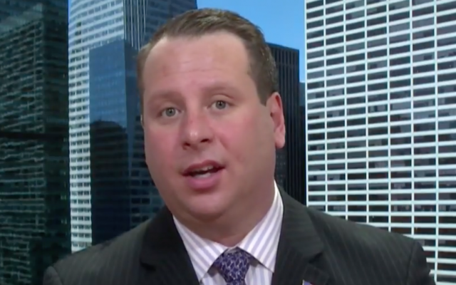 Sam Nunberg, a former aide to Donald Trump from 2011 to 2015, speaks to Newsmax TV on April 6, 2017 (screen capture)