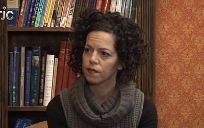 Stosh Cotler, CEO of Bend The Arc speaks on TJC's 'The Salon' in 2014. (Screen capture: YouTube)