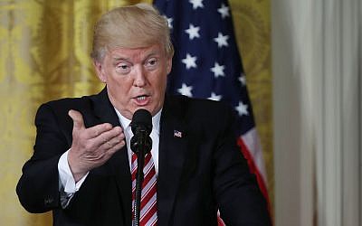 President Donald Trump has issued few apologies and asked for many in the past year. (Chip Somodevilla/Getty Images/via JTA)